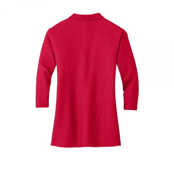 Ladies Silk Touch 3/4-Sleeve Polo L562