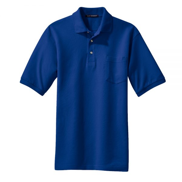 Pique Knit Polo with Pocket K420P