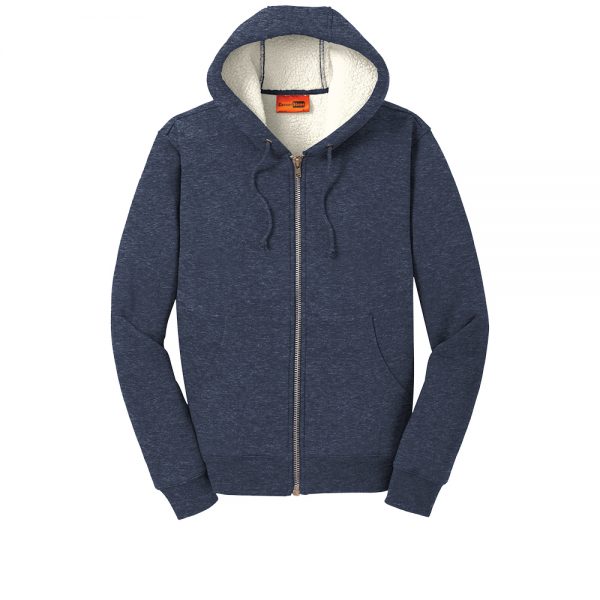 Sherpa-Lined Hooded Fleece Jacket CS625